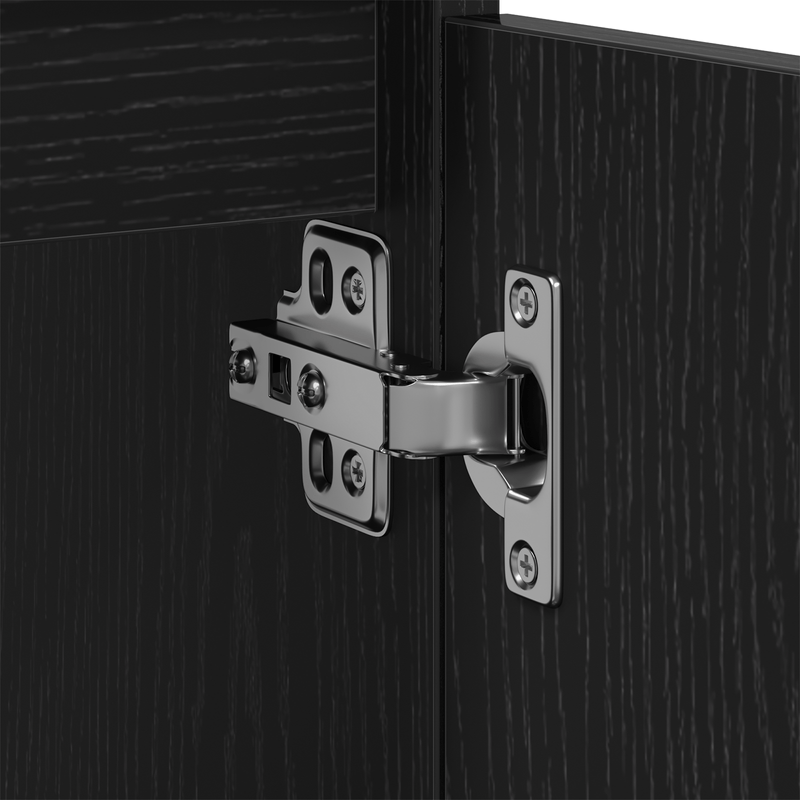 Casa si Gradina - Mobilier - Mobilier baie - Corpuri baie - Melamina neagra pentru baie  80x33x60 cm - Infinity.ro