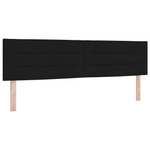 Casa si Gradina - Mobilier - Paturi si accesorii - Accesorii paturi - Tablie de pat design linii, negru, 180 cm, textil - Infinity.ro