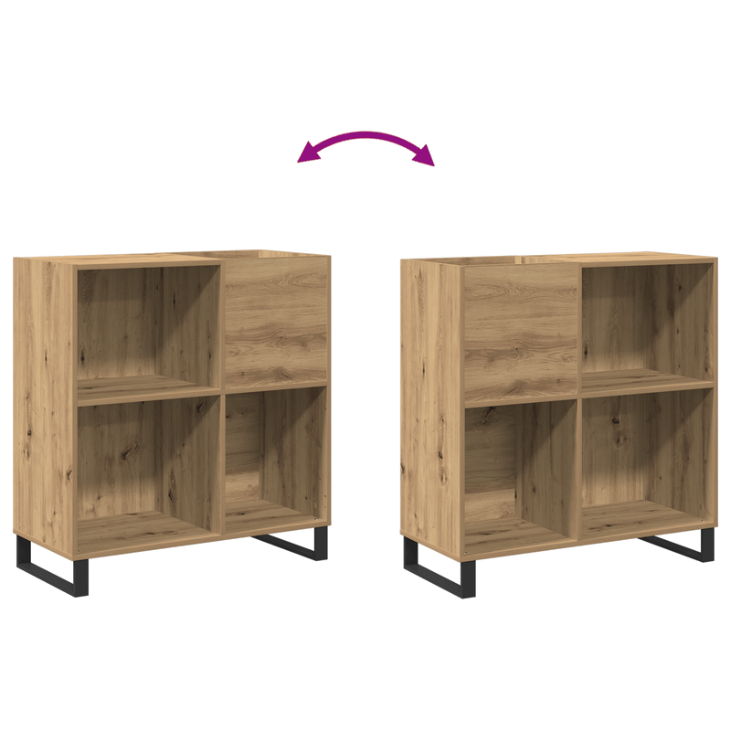 Casa si Gradina - Mobilier - Dulapuri si sifoniere - Dulapuri - Dulap pentru discuri, lemn vechi 84,5x38x89 cm lemn prelucrat - Infinity.ro