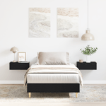 Casa si Gradina - Mobilier - Paturi si accesorii - Paturi - Cadru de pat, 90x200 cm, stejar negru, lemn prelucrat - Infinity.ro