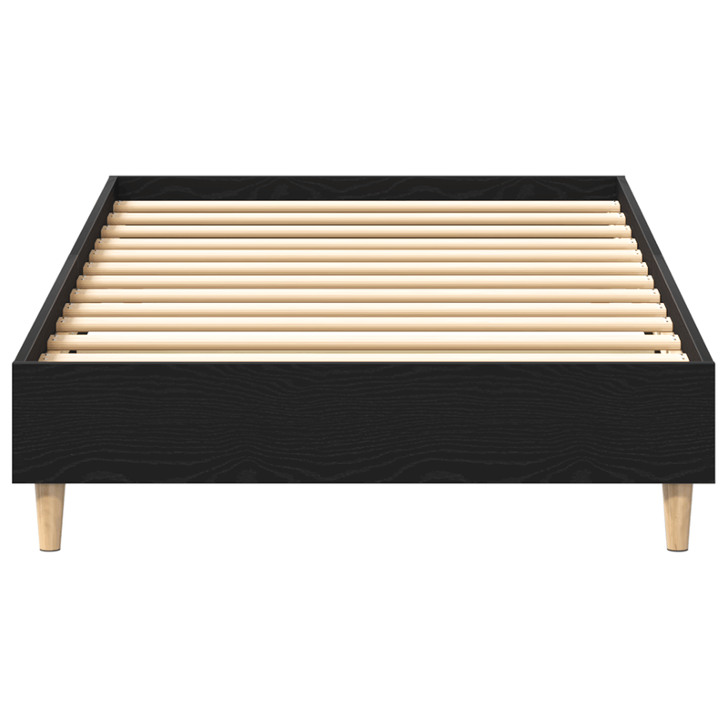Casa si Gradina - Mobilier - Paturi si accesorii - Paturi - Cadru de pat, 90x200 cm, stejar negru, lemn prelucrat - Infinity.ro