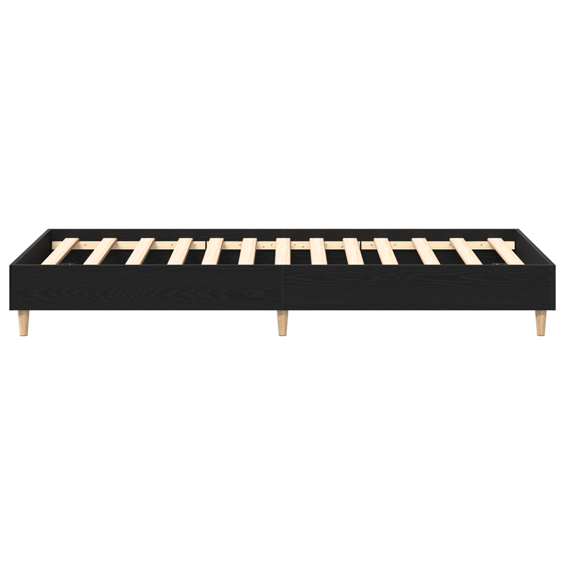 Casa si Gradina - Mobilier - Paturi si accesorii - Paturi - Cadru de pat, 90x200 cm, stejar negru, lemn prelucrat - Infinity.ro