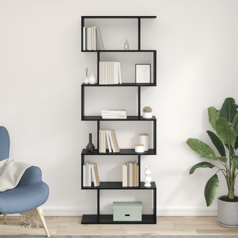 Casa si Gradina - Mobilier - Biblioteci si rafturi - Biblioteci - Dulap pentru carti Stejar negru 70x24x193.5 cm Lemn stratificat - Infinity.ro