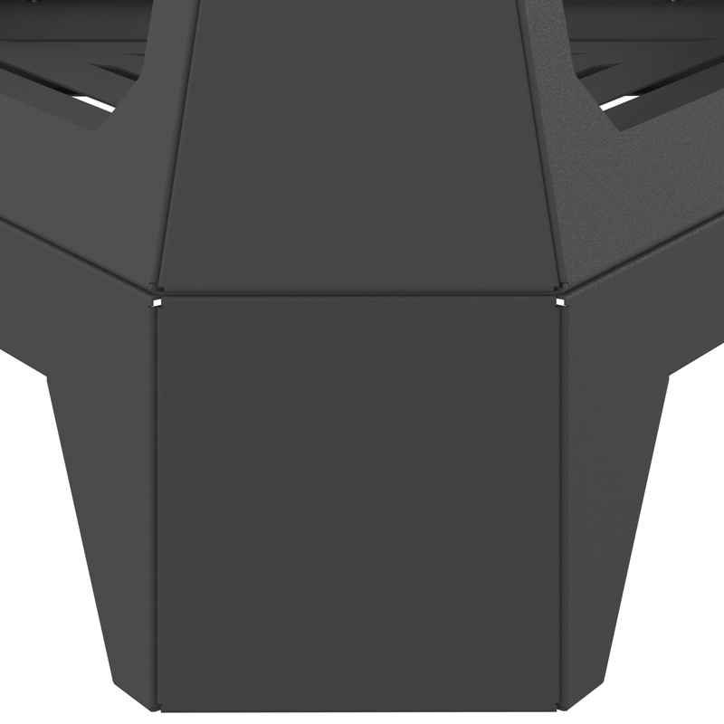 Casa si Gradina - Termice - Sobe, Seminee si accesorii - Seminee - Vatra de foc cu horn, negru, 50x43x52 cm, otel - Infinity.ro