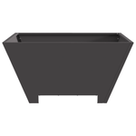 Casa si Gradina - Termice - Sobe, Seminee si accesorii - Seminee - Vatra de foc, negru, patrata, 60x60x30 cm, otel - Infinity.ro