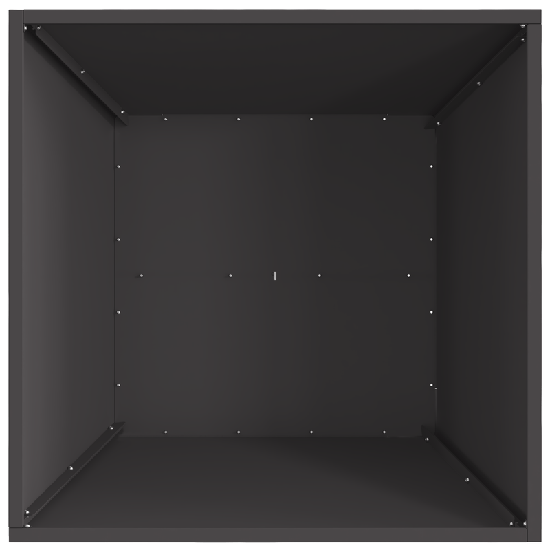 Casa si Gradina - Termice - Sobe, Seminee si accesorii - Seminee - Vatra de foc, negru, patrata, 60x60x30 cm, otel - Infinity.ro