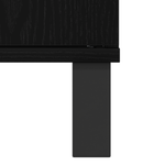 Casa si Gradina - Mobilier - Mobilier baie - Comode baie - Mobilier baie, chiuveta neagra din stejar 80x33x60 cm din lemn prelucrat - Infinity.ro