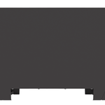 Casa si Gradina - Termice - Sobe, Seminee si accesorii - Seminee - Vatra de foc, negru, patrata, 60x60x30 cm, otel - Infinity.ro