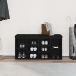 Casa si Gradina - Mobilier - Canapele si coltare - Banchete - Banca de depozitare, stejar negru, 100x30x48 cm, lemn prelucrat - Infinity.ro