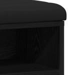 Casa si Gradina - Mobilier - Canapele si coltare - Banchete - Banca de depozitare, stejar negru, 100x30x48 cm, lemn prelucrat - Infinity.ro