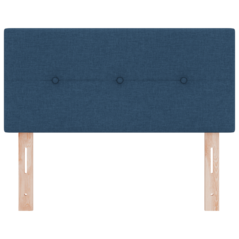 Casa si Gradina - Mobilier - Paturi si accesorii - Accesorii paturi - Tablie de pat cu nasturi albastru 90 cm catifea - Infinity.ro
