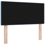 Casa si Gradina - Mobilier - Paturi si accesorii - Accesorii paturi - Tablie de pat cu nasturi albastru 90 cm catifea - Infinity.ro