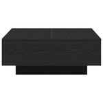Casa si Gradina - Mobilier - Mese si birouri - Masute de cafea - Masa de cafea  Negru Stejar 80x80x31 cm Lemn compozit - Infinity.ro