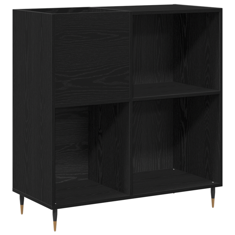 Casa si Gradina - Mobilier - Dulapuri si sifoniere - Dulapuri - Dulap pentru discuri, stejar negru 84,5x38x89 cm lemn prelucrat - Infinity.ro