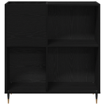 Casa si Gradina - Mobilier - Dulapuri si sifoniere - Dulapuri - Dulap pentru discuri, stejar negru 84,5x38x89 cm lemn prelucrat - Infinity.ro