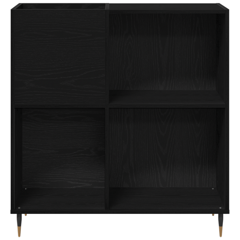 Casa si Gradina - Mobilier - Dulapuri si sifoniere - Dulapuri - Dulap pentru discuri, stejar negru 84,5x38x89 cm lemn prelucrat - Infinity.ro