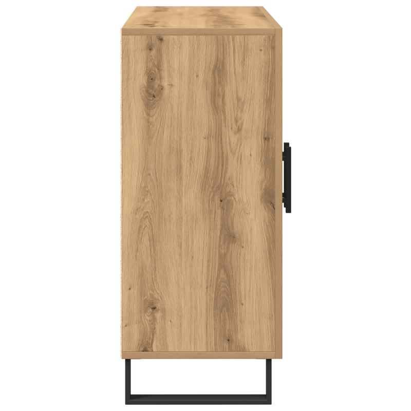 Casa si Gradina - Mobilier - Comode si corpuri - Comode - Dulap cu 3 usi, stejar artizanal, 90x34x80 cm, lemn prelucrat - Infinity.ro