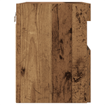 Casa si Gradina - Mobilier - Comode si corpuri - Comode - Dulap TV de perete cu LED, 2 buc., lemn vechi, 60x30x40 cm - Infinity.ro