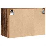 Casa si Gradina - Mobilier - Comode si corpuri - Comode - Dulap TV de perete cu LED, 2 buc., lemn vechi, 60x30x40 cm - Infinity.ro