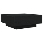 Casa si Gradina - Mobilier - Mese si birouri - Masute de cafea - Masuta de cafea cu LED-uri, stejar negru, 80x80x31 cm - Infinity.ro
