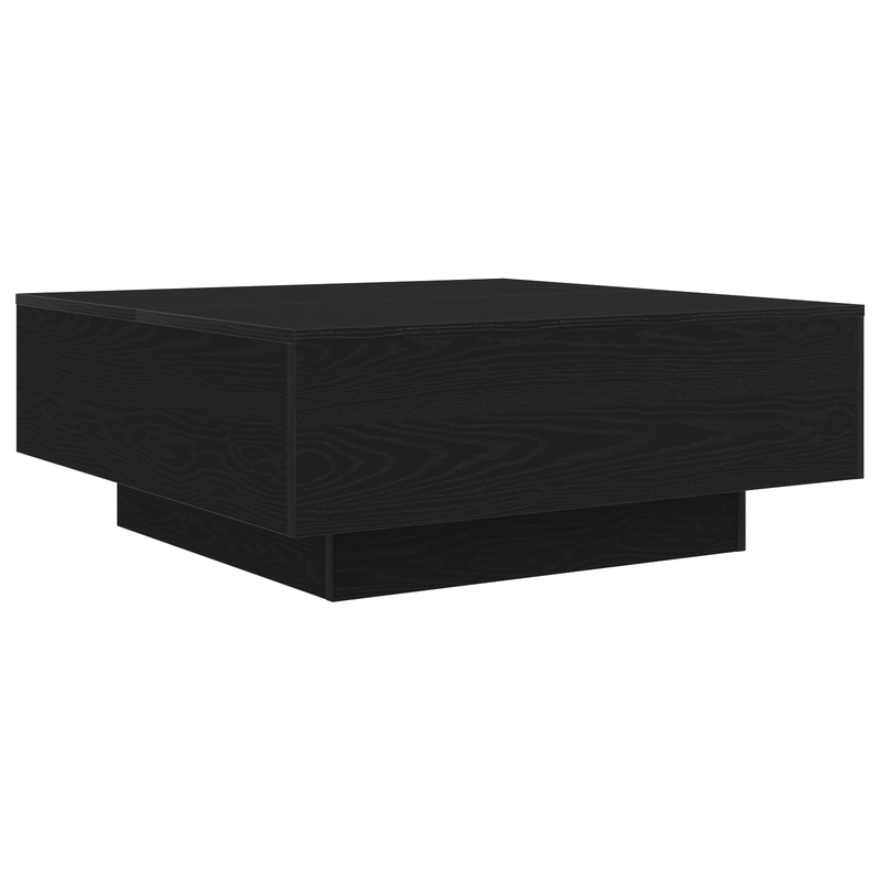Casa si Gradina - Mobilier - Mese si birouri - Masute de cafea - Masuta de cafea cu LED-uri, stejar negru, 80x80x31 cm - Infinity.ro