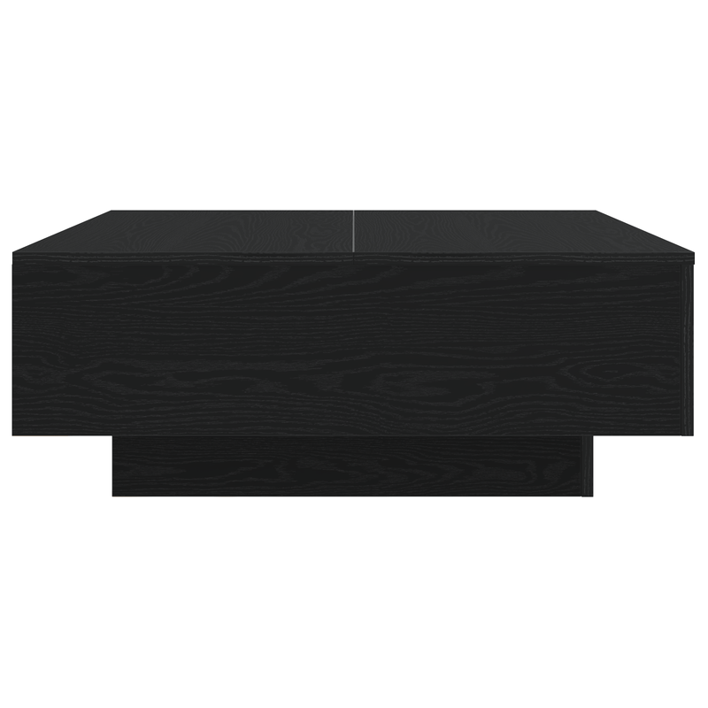 Casa si Gradina - Mobilier - Mese si birouri - Masute de cafea - Masuta de cafea cu LED-uri, stejar negru, 80x80x31 cm - Infinity.ro