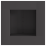 Casa si Gradina - Termice - Sobe, Seminee si accesorii - Seminee - Vatra de foc, negru, patrata, 60x60x30 cm, otel - Infinity.ro