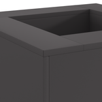 Casa si Gradina - Termice - Sobe, Seminee si accesorii - Seminee - Vatra de foc, negru, patrata, 60x60x30 cm, otel - Infinity.ro