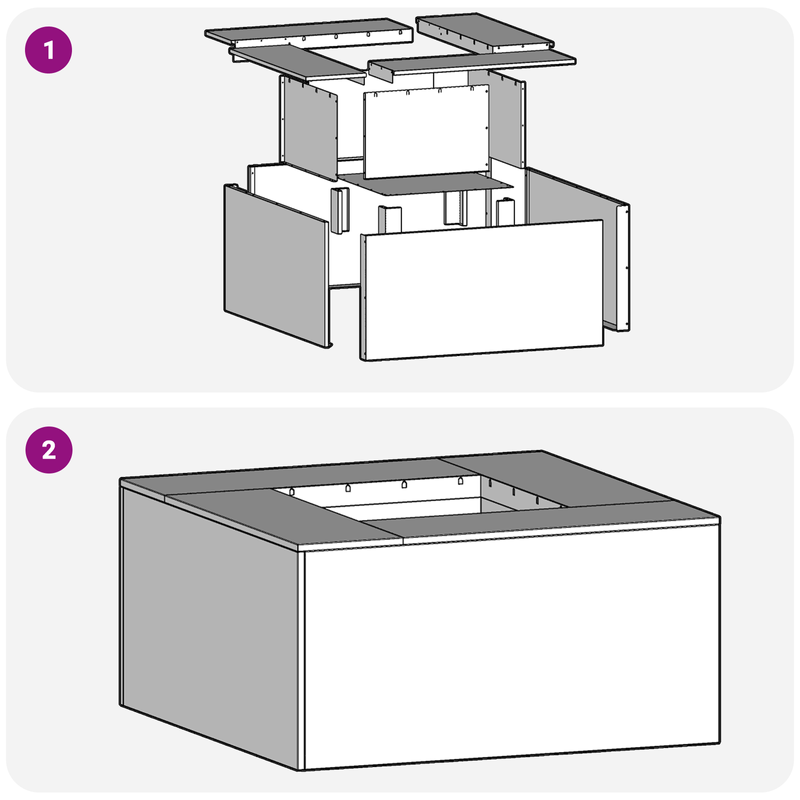Casa si Gradina - Termice - Sobe, Seminee si accesorii - Seminee - Vatra de foc, negru, patrata, 60x60x30 cm, otel - Infinity.ro