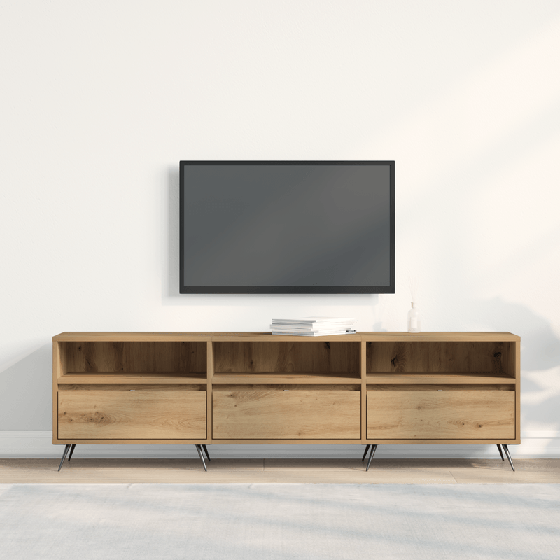 Casa si Gradina - Mobilier - Comode si corpuri - Comode - Dulap TV Artisan Stejar 150x30x44,5 cm Lemn prelucrat - Infinity.ro