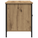 Casa si Gradina - Mobilier - Comode si corpuri - Comode - Dulap TV, stejar artizanal, 100x40x50 cm lemn prelucrat si otel - Infinity.ro