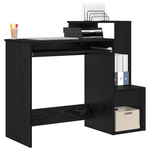 Casa si Gradina - Mobilier - Mese si birouri - Birouri - Birou de computer din stejar negru Stejar negru Lemn prelucrat, MDF - Infinity.ro