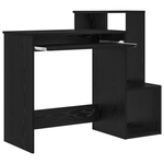 Casa si Gradina - Mobilier - Mese si birouri - Birouri - Birou de computer din stejar negru Stejar negru Lemn prelucrat, MDF - Infinity.ro