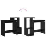 Casa si Gradina - Mobilier - Mese si birouri - Birouri - Birou de computer din stejar negru Stejar negru Lemn prelucrat, MDF - Infinity.ro