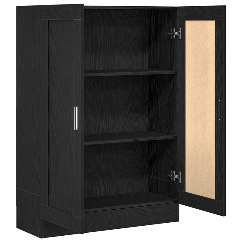 Casa si Gradina - Mobilier - Biblioteci si rafturi - Biblioteci - Biblioteca, stejar negru, 82.5x30.5x115 cm, lemn prelucrat - Infinity.ro