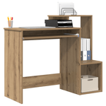 Casa si Gradina - Mobilier - Mese si birouri - Birouri - birou de calculator stejar artizanal placi aglomerate mediu - Infinity.ro