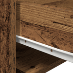 Casa si Gradina - Mobilier - Comode si corpuri - Noptiere - Noptiera cu LED-uri, de perete, lemn vechi, 50x36x30 cm - Infinity.ro