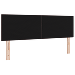 Casa si Gradina - Mobilier - Paturi si accesorii - Accesorii paturi - Tablie de pat cu nasturi maro inchis 160 cm textil - Infinity.ro