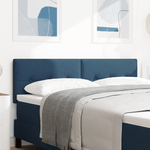 Casa si Gradina - Mobilier - Paturi si accesorii - Accesorii paturi - Tablie de pat cu nasturi albastru 160 cm textil - Infinity.ro