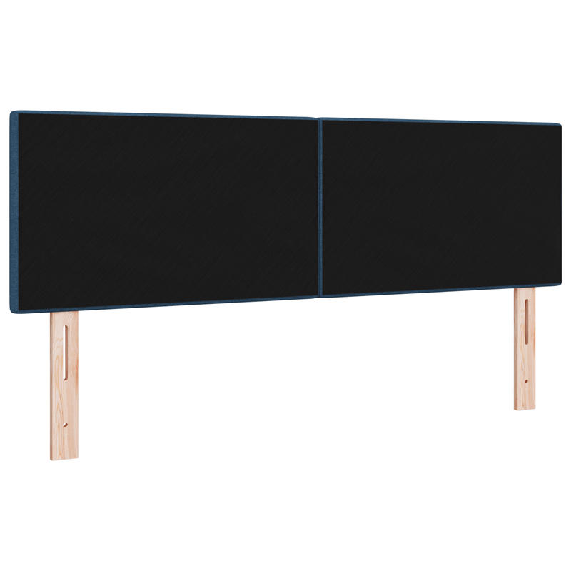 Casa si Gradina - Mobilier - Paturi si accesorii - Accesorii paturi - Tablie de pat cu nasturi albastru 160 cm textil - Infinity.ro