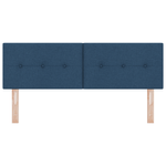 Casa si Gradina - Mobilier - Paturi si accesorii - Accesorii paturi - Tablie de pat cu nasturi albastru 160 cm textil - Infinity.ro