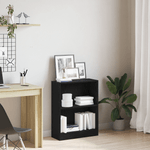 Casa si Gradina - Mobilier - Biblioteci si rafturi - Biblioteci - Dulap pentru carti, negru, 60x24x76 cm, lemn prelucrat - Infinity.ro