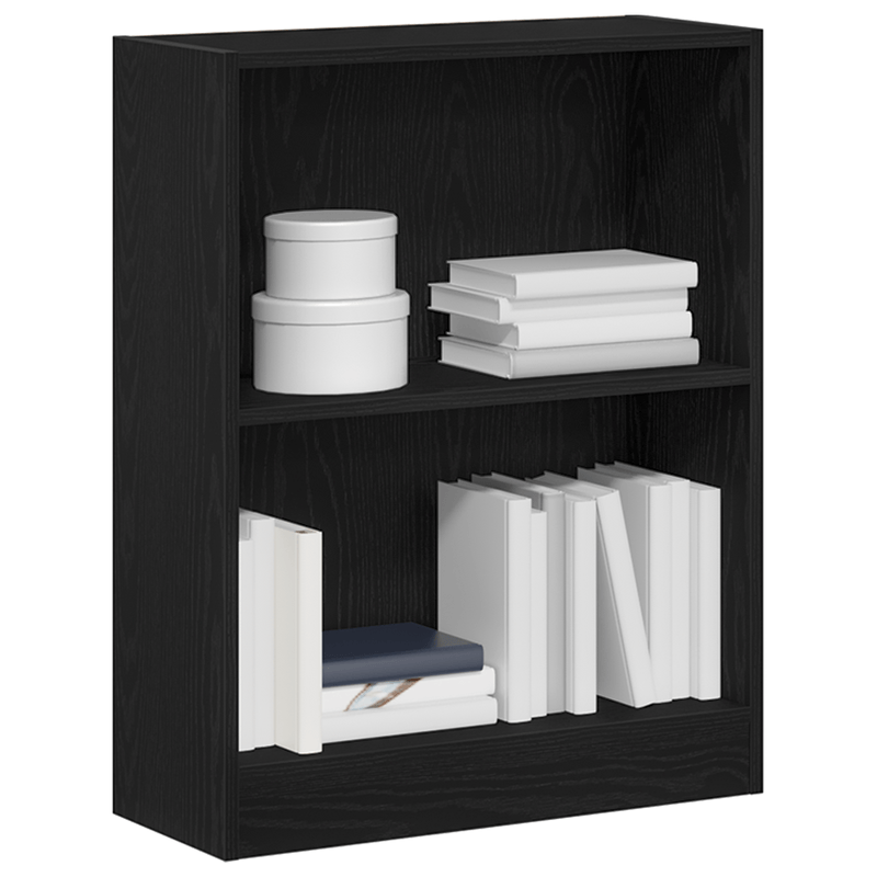 Casa si Gradina - Mobilier - Biblioteci si rafturi - Biblioteci - Dulap pentru carti, negru, 60x24x76 cm, lemn prelucrat - Infinity.ro