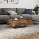 Casa si Gradina - Mobilier - Mese si birouri - Masute de cafea - Masuta de cafea cu LED-uri, lemn vechi, 85x55x31 cm - Infinity.ro