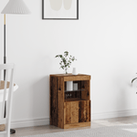 Casa si Gradina - Mobilier - Comode si corpuri - Comode - Dulap cu lumini LED, lemn vechi, 41x37x67 cm - Infinity.ro