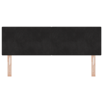 Casa si Gradina - Mobilier - Paturi si accesorii - Accesorii paturi - Tablie de pat cu nasturi negru 160 cm catifea - Infinity.ro