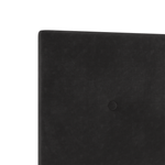 Casa si Gradina - Mobilier - Paturi si accesorii - Accesorii paturi - Tablie de pat cu nasturi negru 160 cm catifea - Infinity.ro
