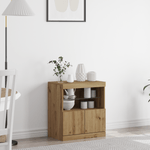 Casa si Gradina - Mobilier - Comode si corpuri - Comode - Dulap cu lumini LED, stejar artizanal, 60x37x67 cm - Infinity.ro