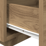 Casa si Gradina - Mobilier - Comode si corpuri - Noptiere - Noptiera cu LED-uri, stejar artizanal, 40x39x37 cm - Infinity.ro