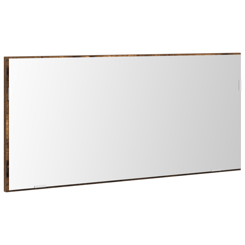 Casa si Gradina - Mobilier - Mobilier baie - Corpuri baie - Dulap de baie cu oglinda si LED, stejar fumuriu, 80x37 cm - Infinity.ro